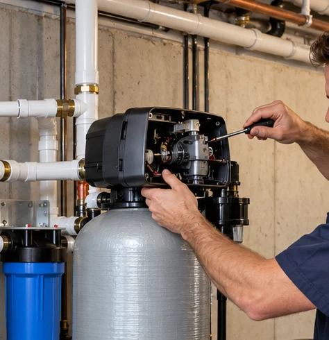 Water treatment system repair in Calvert County