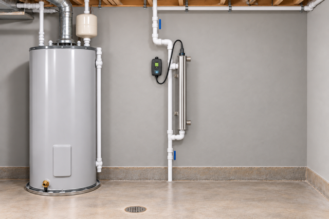 UV Light Water Treatment Installation